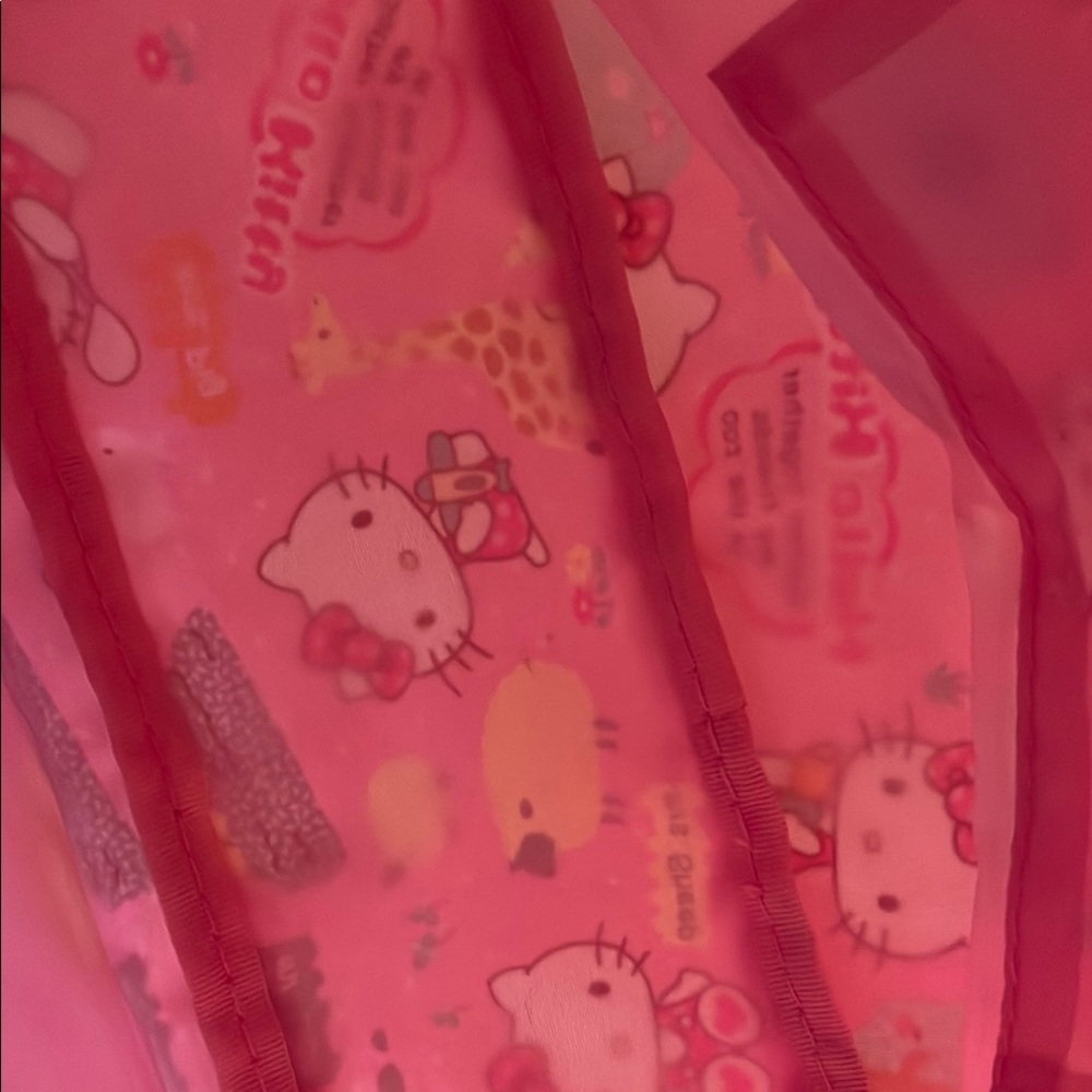 Hello Kitty Pink and Blue Patterned Backpack - Picture 11 of 16